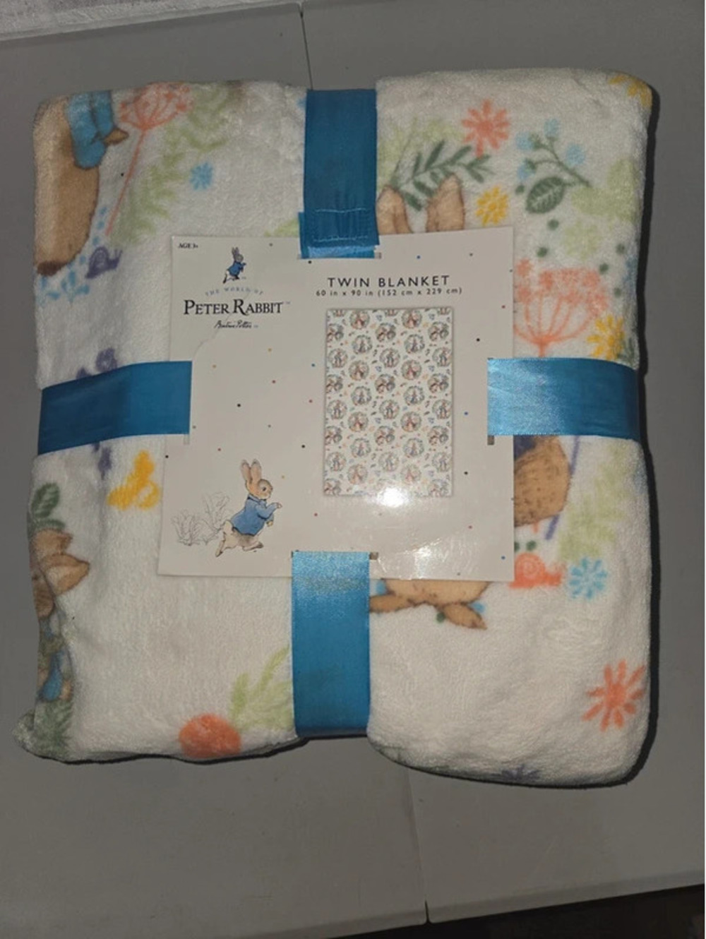 The World of Peter Rabbit by Beatrix Potter Twin Size,  60x90 inches
